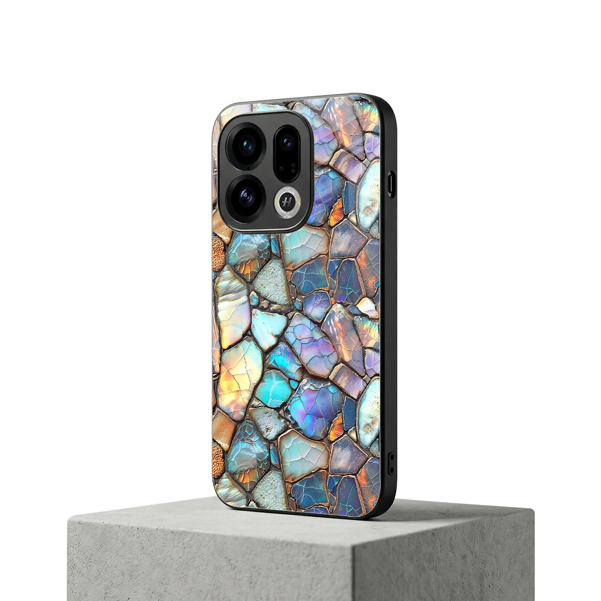 Azure Stone oppo find x9 mobile cover | shockproof glass phone case