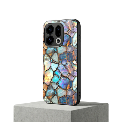 Azure Stone oppo find x9 mobile cover | shockproof glass phone case
