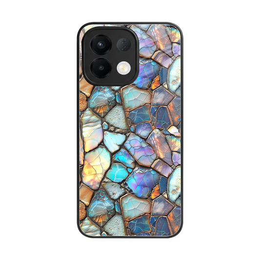 Azure Stone back phone cover | glass case for oppo k13 5g
