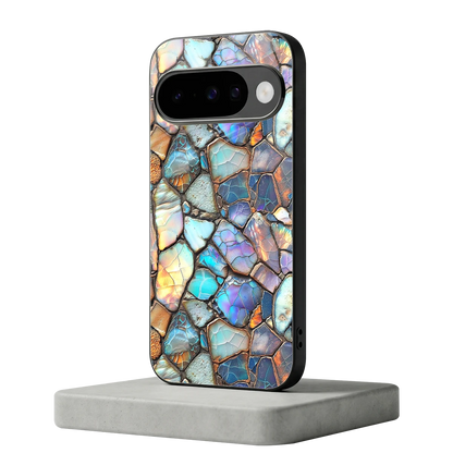 Azure Stone google pixel 10 mobile cover | shockproof glass phone case