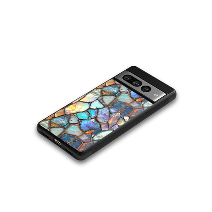 Azure Stone google pixel 7 pro mobile cover | shockproof glass phone case