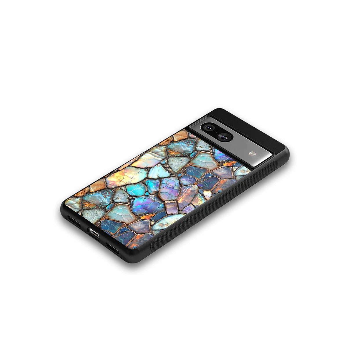 Azure Stone google pixel 7a mobile cover | shockproof glass phone case