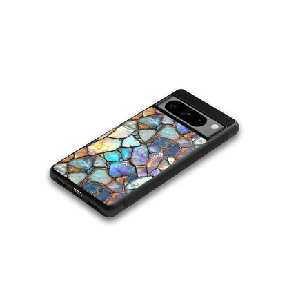 Azure Stone google pixel 8 pro mobile cover | shockproof glass phone case