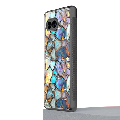 Azure Stone google pixel 10a mobile cover | shockproof glass phone case