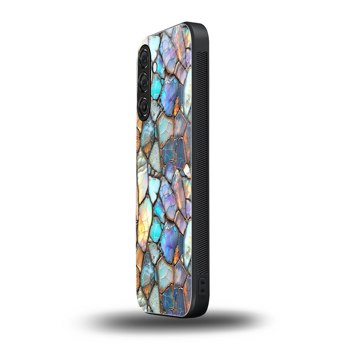 Azure Stone samsung galaxy m35 5g mobile cover | shockproof glass phone case