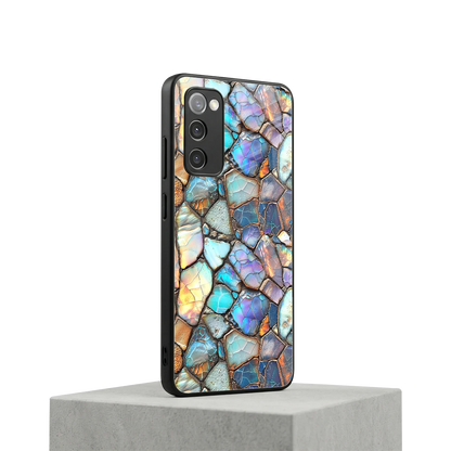 Azure Stone samsung galaxy s20 fe mobile cover | shockproof glass phone case