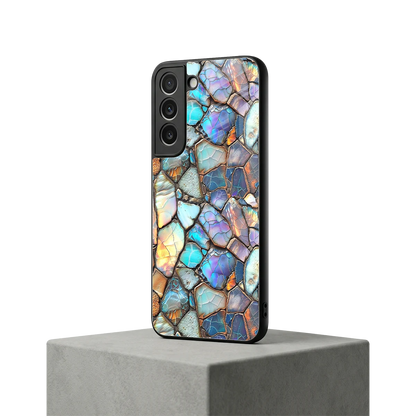 Azure Stone samsung galaxy s22 mobile cover | shockproof glass phone case