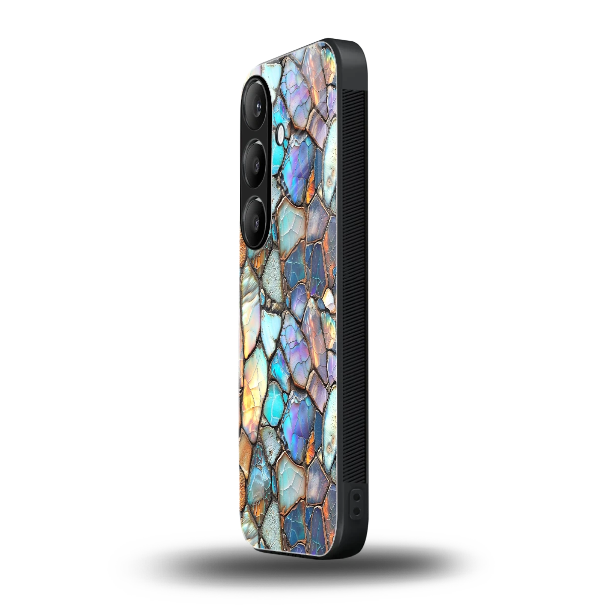 Azure Stone samsung galaxy s24 mobile cover | shockproof glass phone case