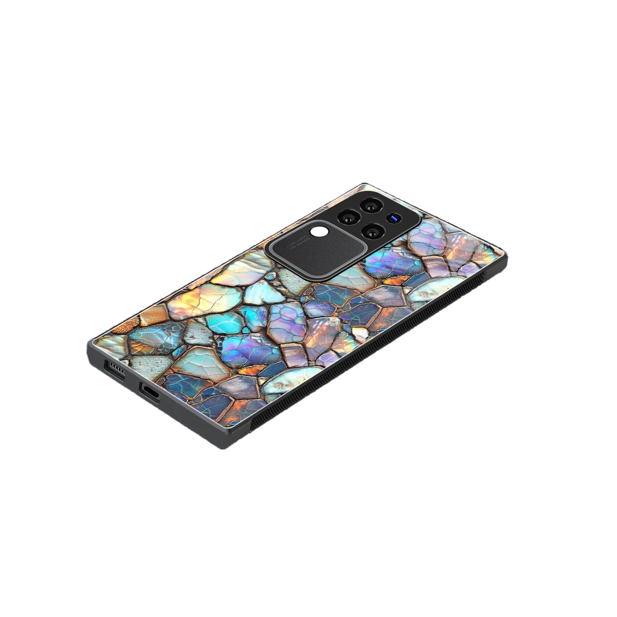 Azure Stone stylish phone case forvivo v30 pro | glossy glass and slim fit
