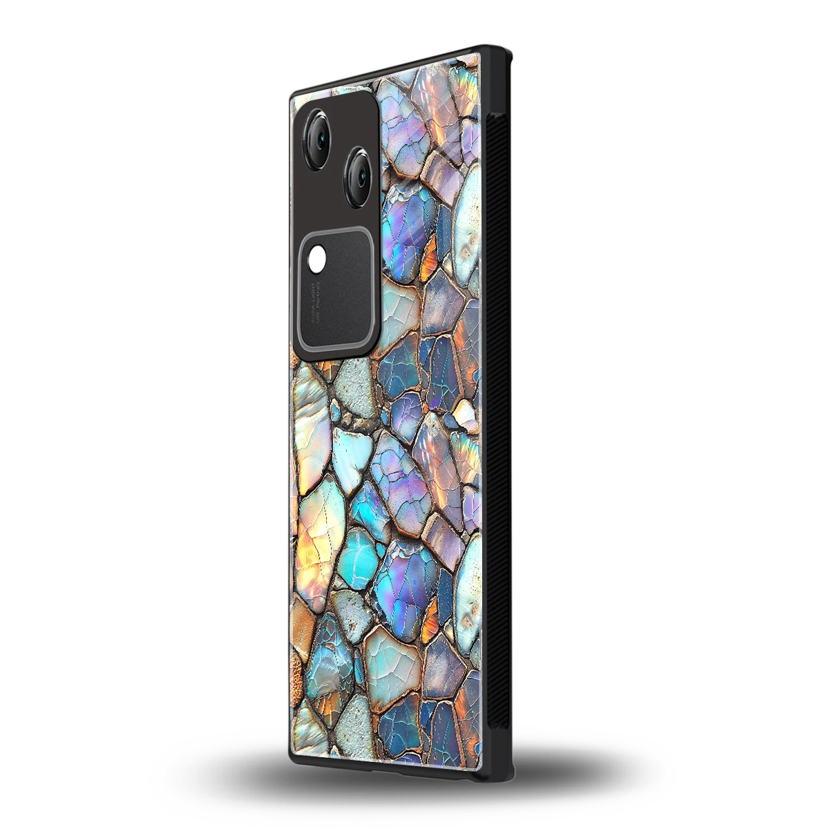 Azure Stone vivo v30 mobile cover | shockproof glass phone case