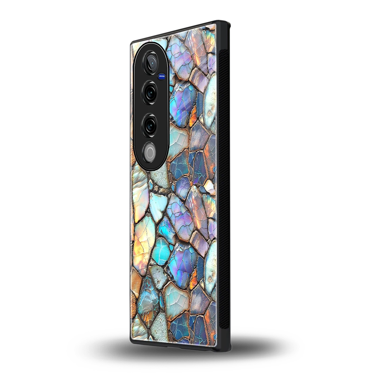 Azure Stone vivo v40 pro mobile cover | shockproof glass phone case