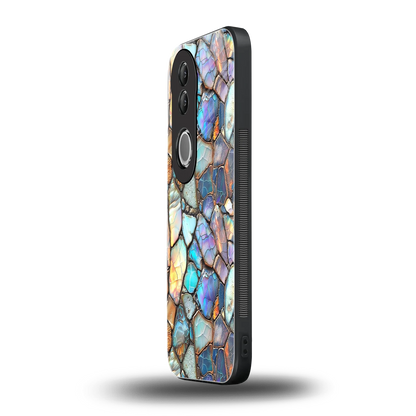 Azure Stone vivo v50 mobile cover | shockproof glass phone case