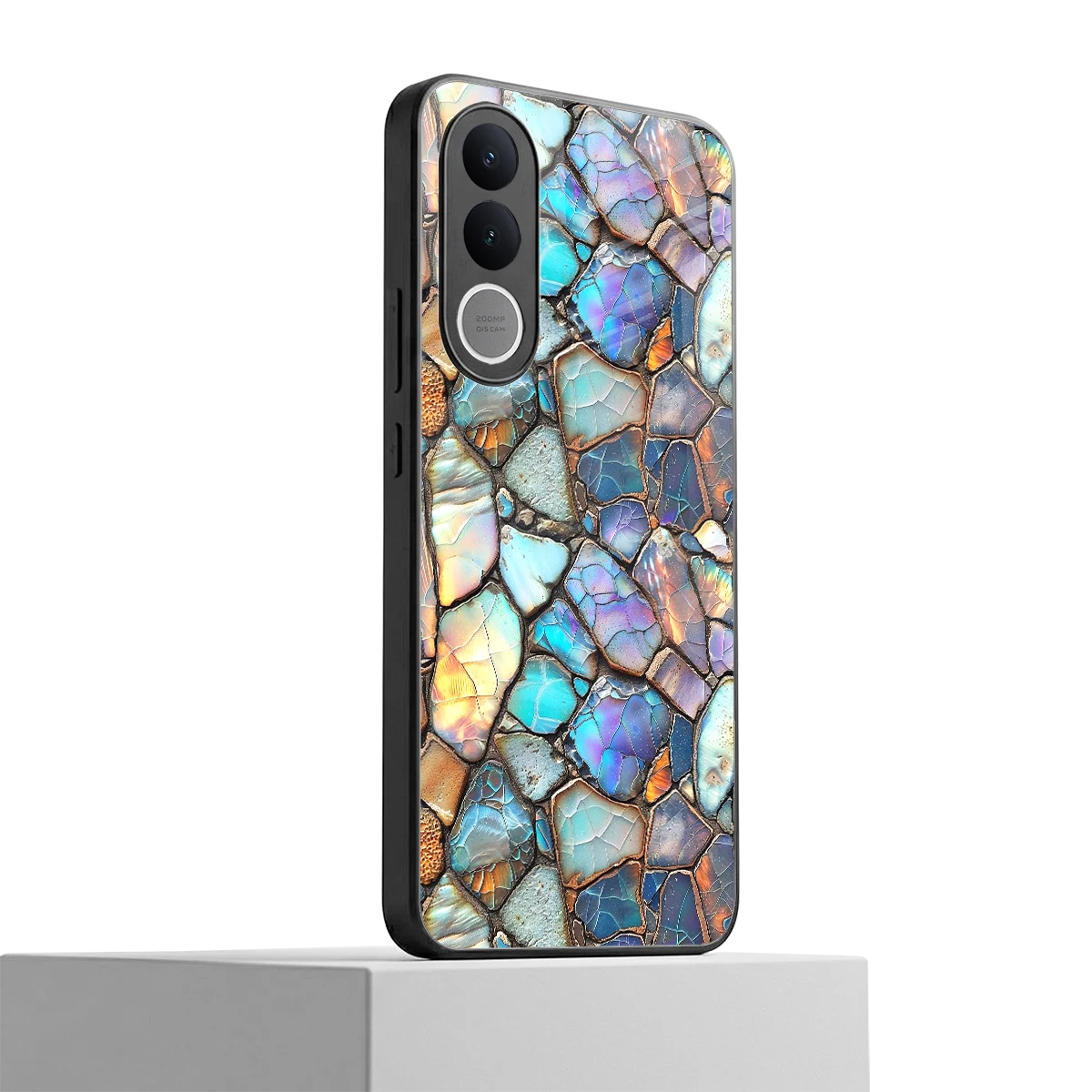 Azure Stone vivo v70 fe mobile cover | shockproof glass phone case