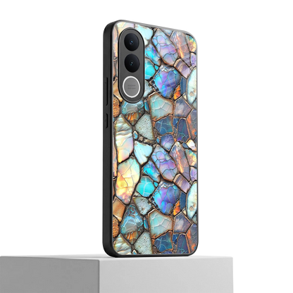 Azure Stone vivo v70 fe mobile cover | shockproof glass phone case