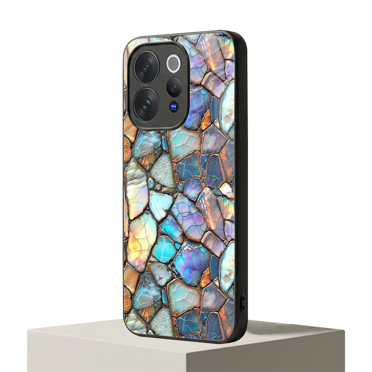 Azure Stone vivo v70 mobile cover | shockproof glass phone case