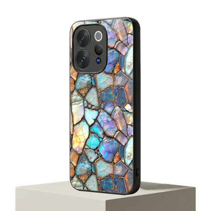 Azure Stone vivo v70 elite mobile cover | shockproof glass phone case