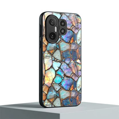 Azure Stone vivo x200 fe mobile cover | shockproof glass phone case