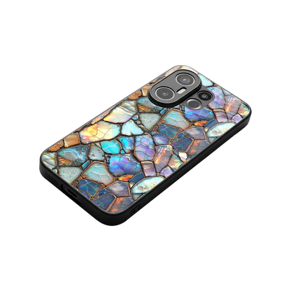 Azure Stone stylish phone case for vivo x200 fe | glossy glass and slim fit