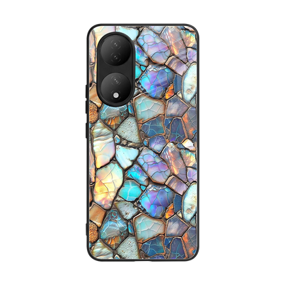 Azure Stone back phone cover | glass case for Vivo-y100