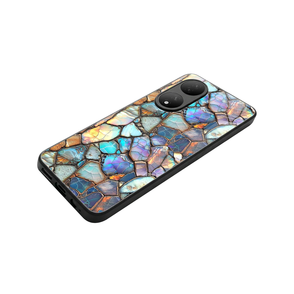 Azure Stone stylish phone case for Vivo-y100 | glossy glass and slim fit