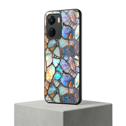 Azure Stone vivo y16 mobile cover | shockproof glass phone case