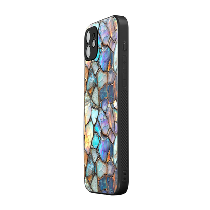 Azure Stone iphone 11 mobile cover | shockproof glass phone case