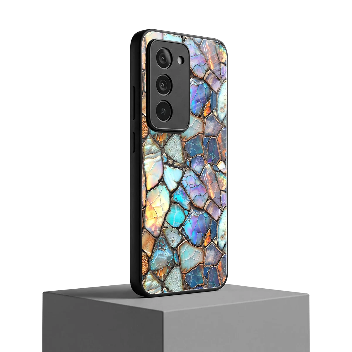 Azure Stone redmi 15 5g mobile cover | shockproof glass phone case