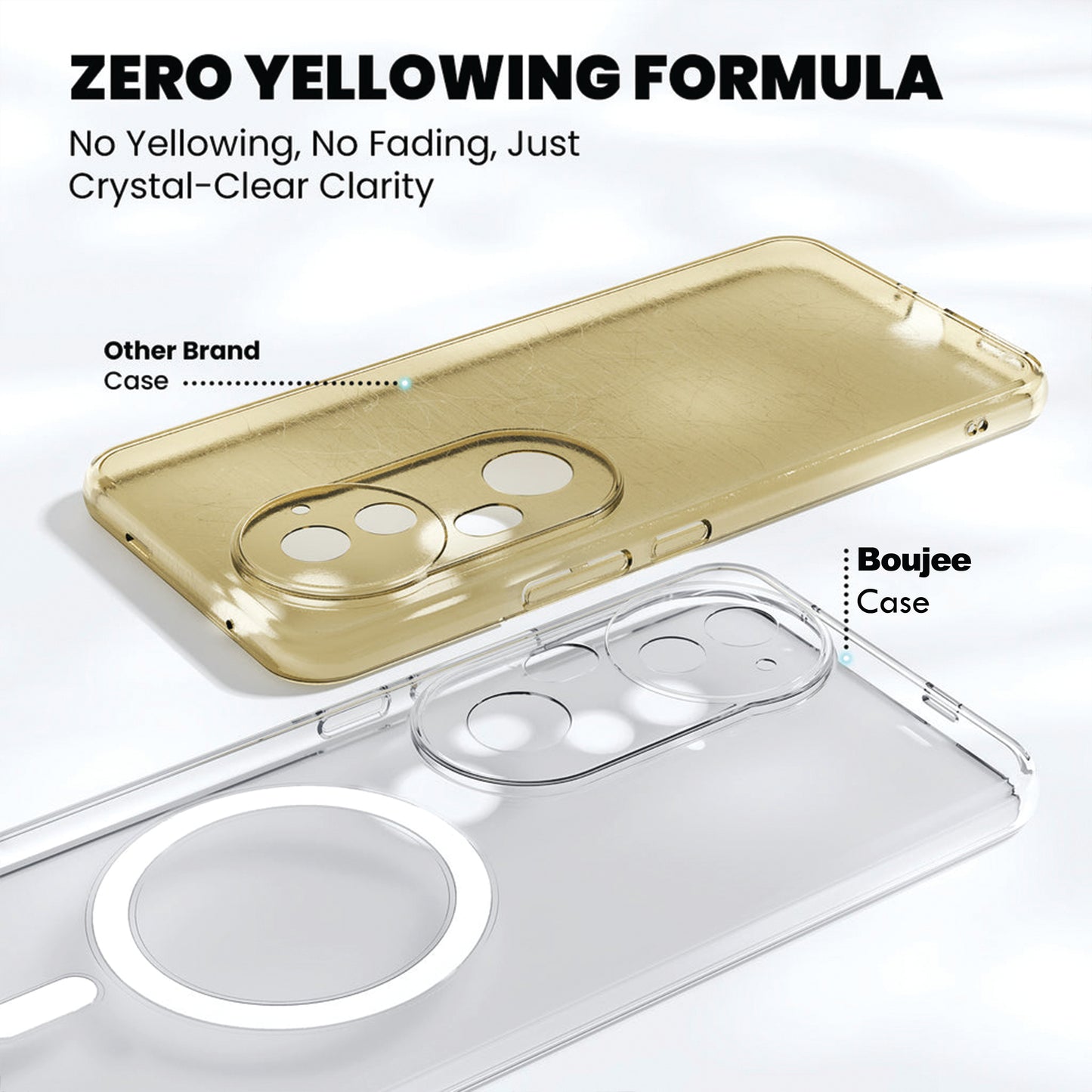 Anti Yellow Magsafe Clear Case for Vivo V50