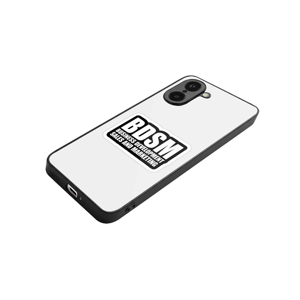 BDSM stylish phone case for oneplus nord ce5 5g | glossy glass and slim fit