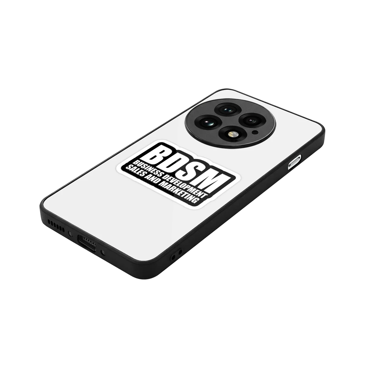 BDSM stylish phone case for oneplus 13 | glossy glass and slim fit