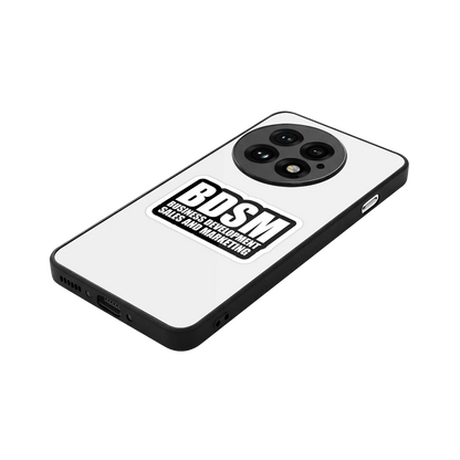 BDSM stylish phone case for oneplus 13 | glossy glass and slim fit