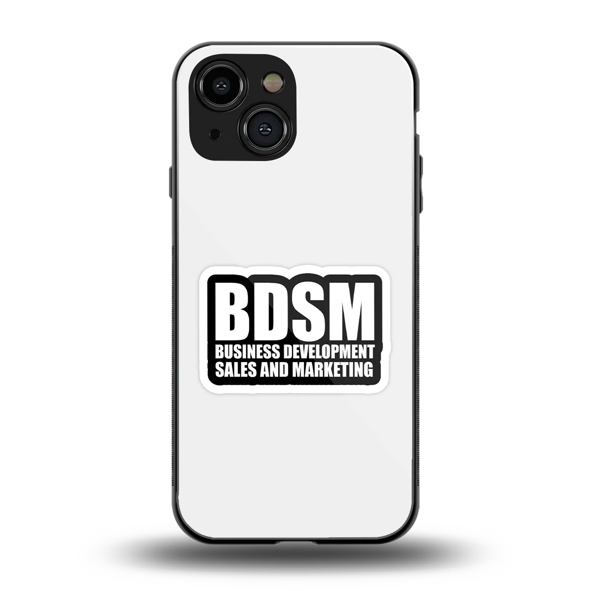 BDSM back phone cover | glass case for iphone 13 mini