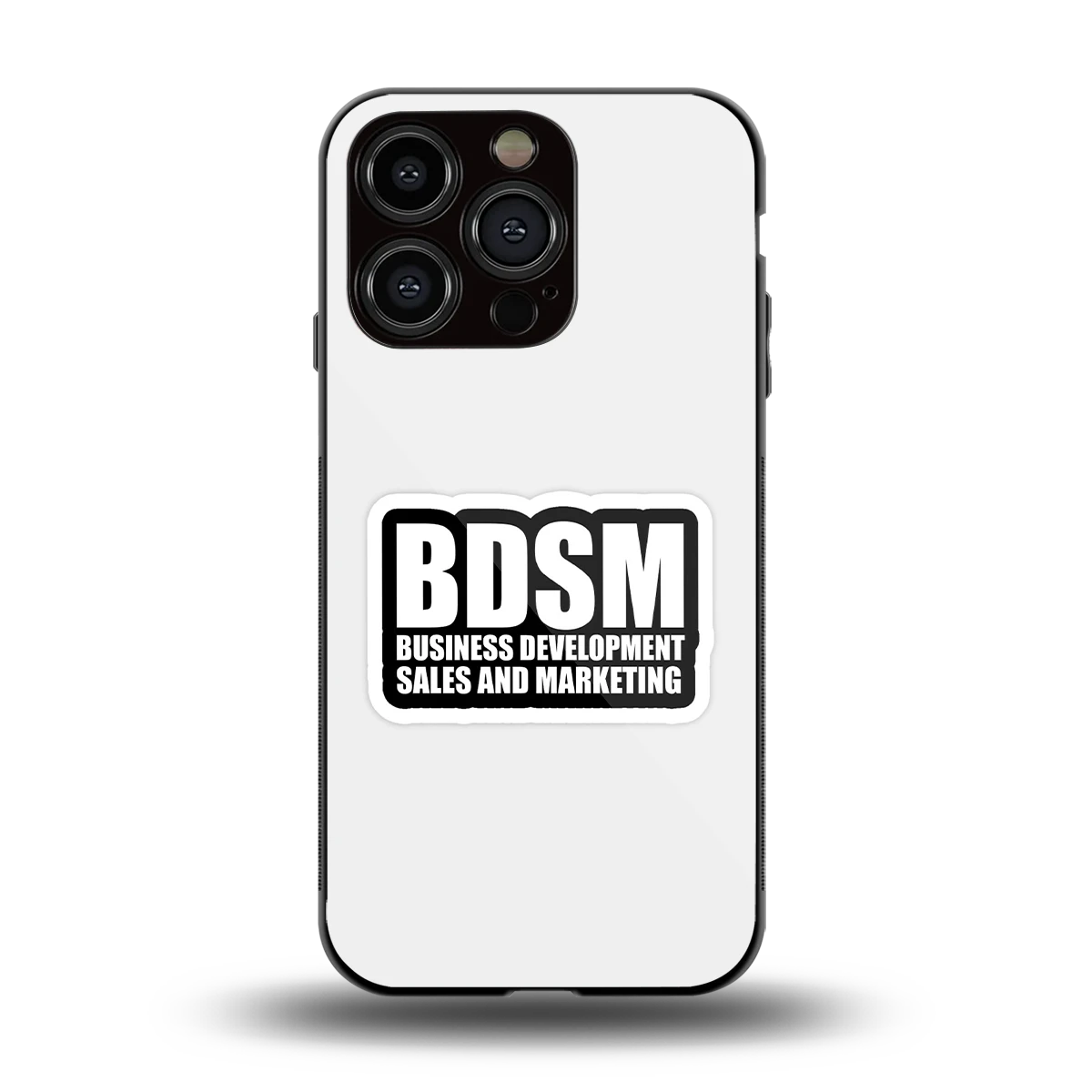 BDSM back phone cover | glass case for iphone 13 pro