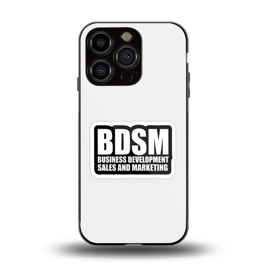 BDSM back phone cover | glass case for iphone 13 pro