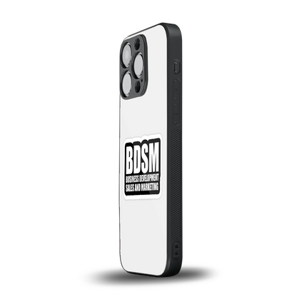 BDSM iphone 13 pro mobile cover | shockproof glass phone case