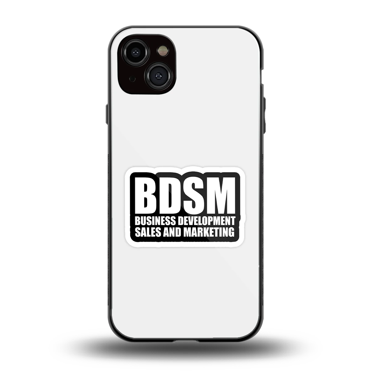 BDSM back phone cover | glass case for iphone 15 plus