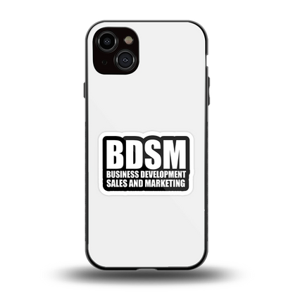 BDSM back phone cover | glass case for iphone 15 plus
