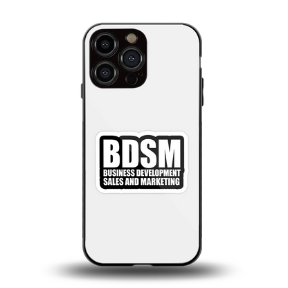 BDSM back phone cover | glass case for iphone 15 pro max