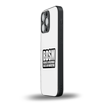 BDSM iphone 15 pro max mobile cover | shockproof glass phone case