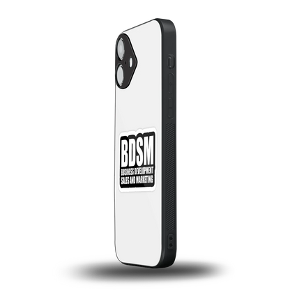 BDSM iphone 16 plus mobile cover | shockproof glass phone case