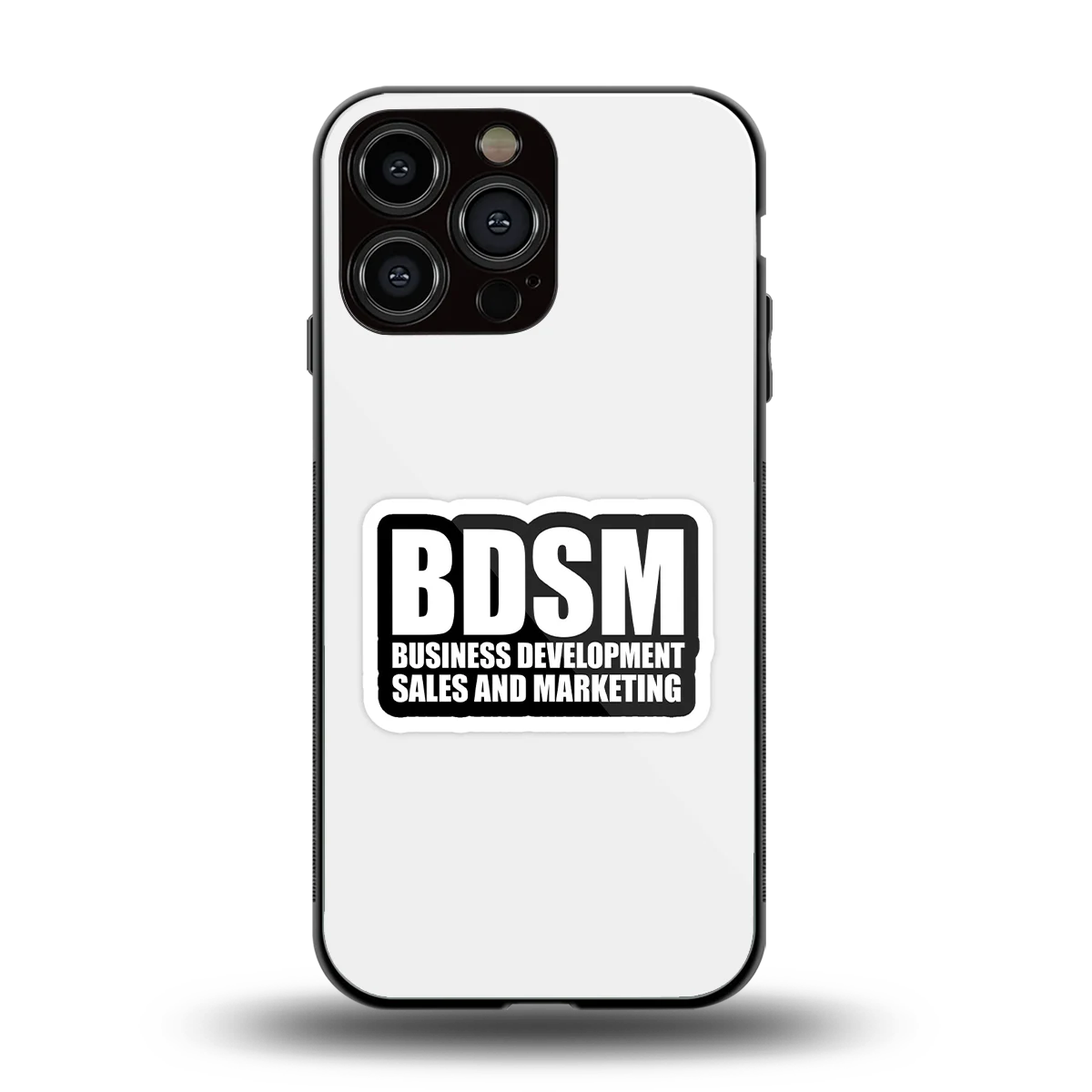 BDSM back phone cover | glass case for iphone 16 pro max