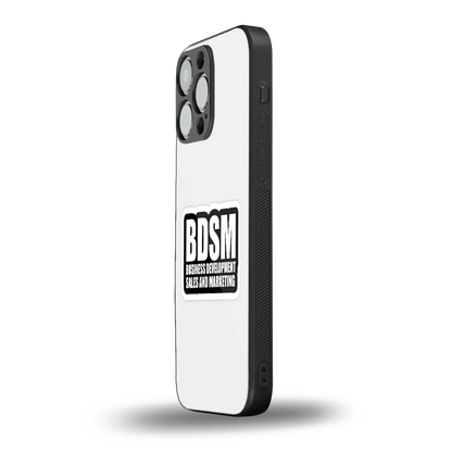 BDSM iphone 16 pro max mobile cover | shockproof glass phone case