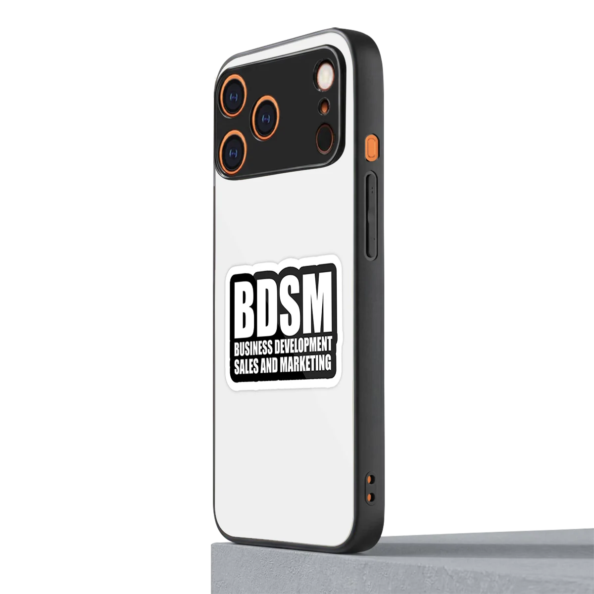 BDSM iphone 17 pro max mobile cover | shockproof glass phone case
