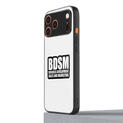 BDSM iphone 17 pro max mobile cover | shockproof glass phone case