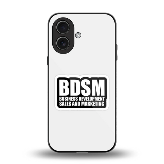 BDSM back phone cover | glass case for iphone 17