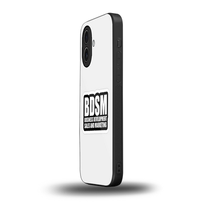 BDSM iphone 17 mobile cover | shockproof glass phone case