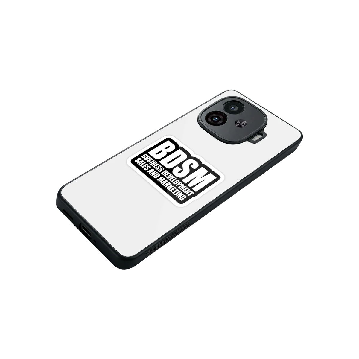 BDSM stylish phone case for iqoo neo 10r 5g | glossy glass and slim fit