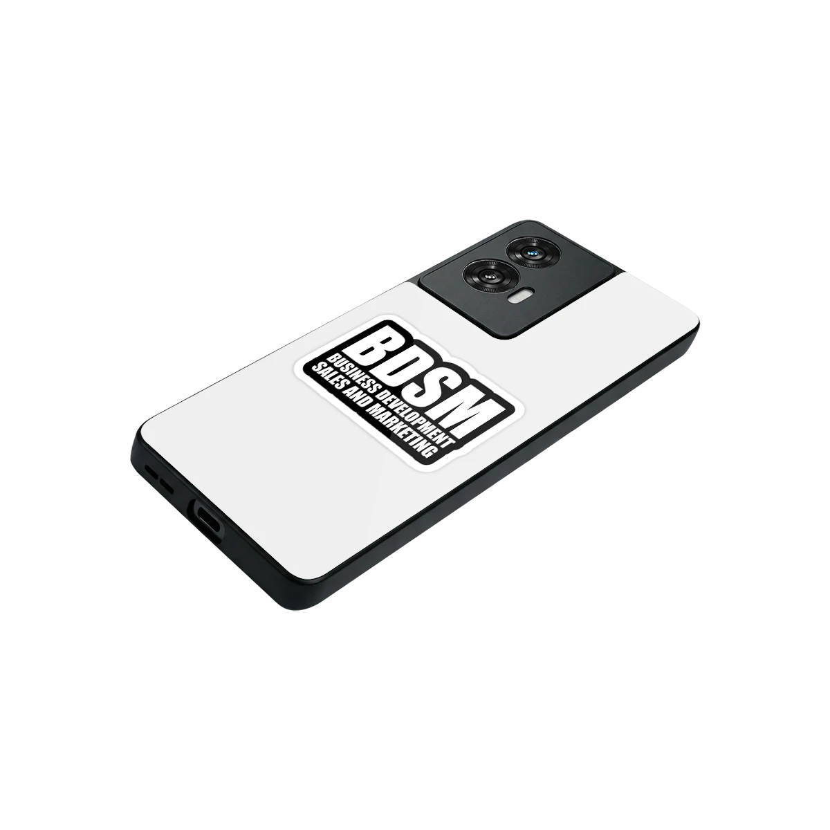 BDSM stylish phone case for motorola edge 50 fusion | glossy glass and slim fit