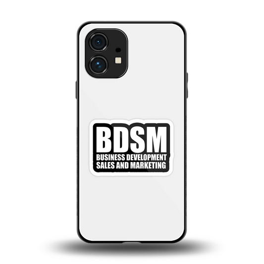 BDSM back phone cover | glass case for nothing phone 1