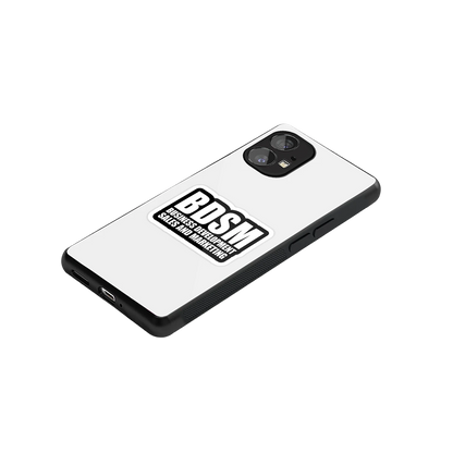 BDSM stylish phone case for nothing phone 1 | glossy glass and slim fit